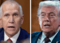 Trump rips Tillis after compensation fund criticism: 'Nitpicker'