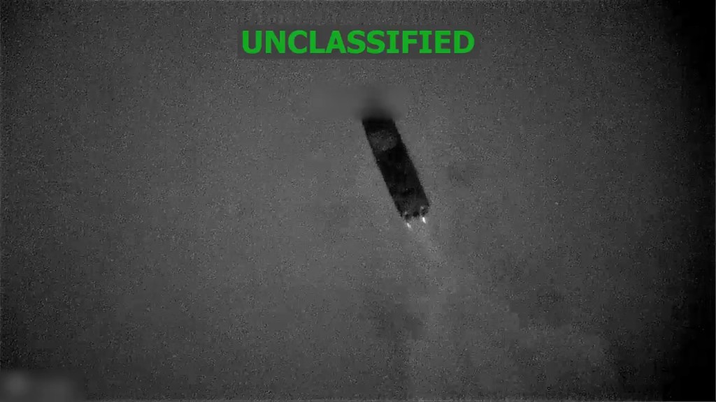 The US military said it launched another strike on a boat accused of ferrying drugs in the Caribbean Sea, killing two people Monday.